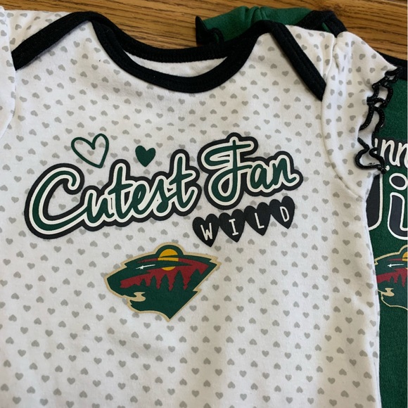 Minnesota Wild onesie bundle baby - Picture 2 of 6